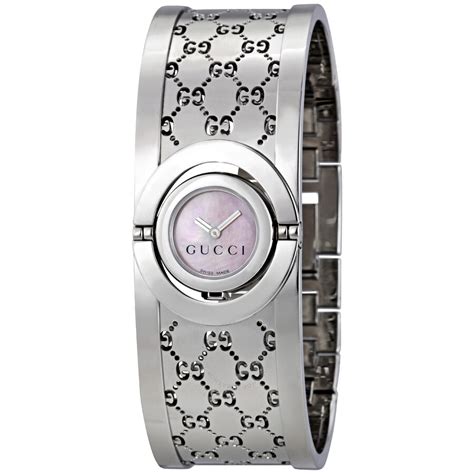 gucci pink twirl watch